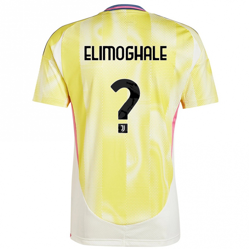 Enfant Football Maillot Destiny Elimoghale #0 Jaune Solaire Tenues Extérieur 2024/25