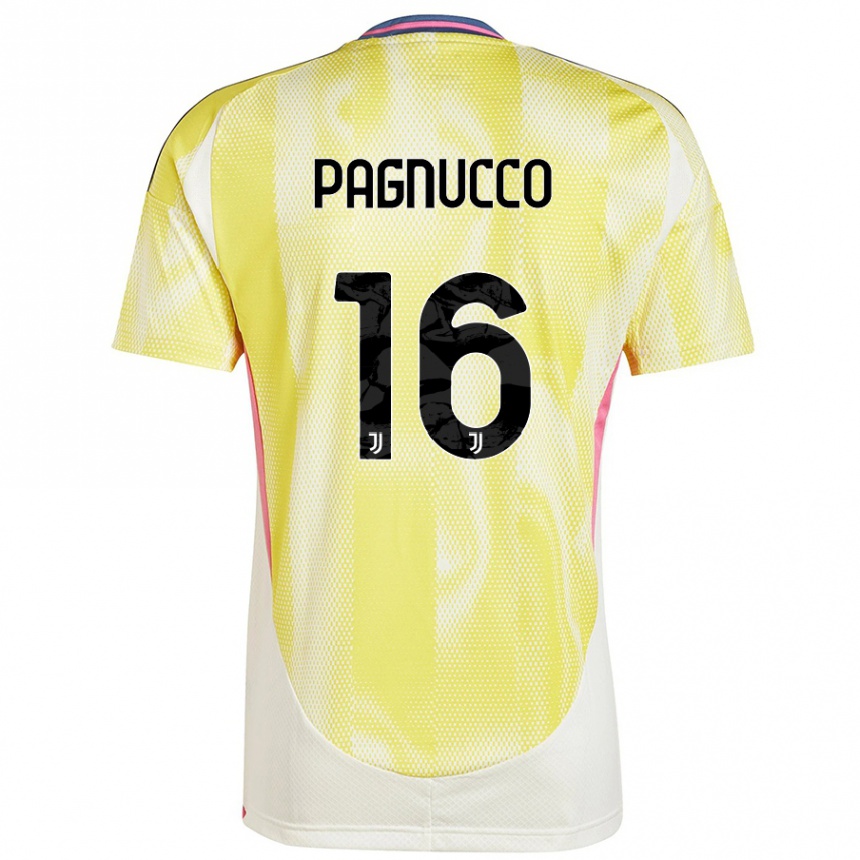 Enfant Football Maillot Filippo Pagnucco #16 Jaune Solaire Tenues Extérieur 2024/25