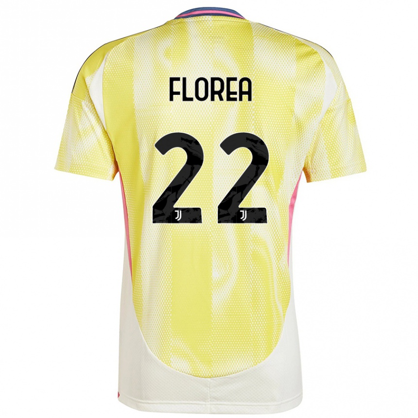 Enfant Football Maillot Andrei Florea #22 Jaune Solaire Tenues Extérieur 2024/25