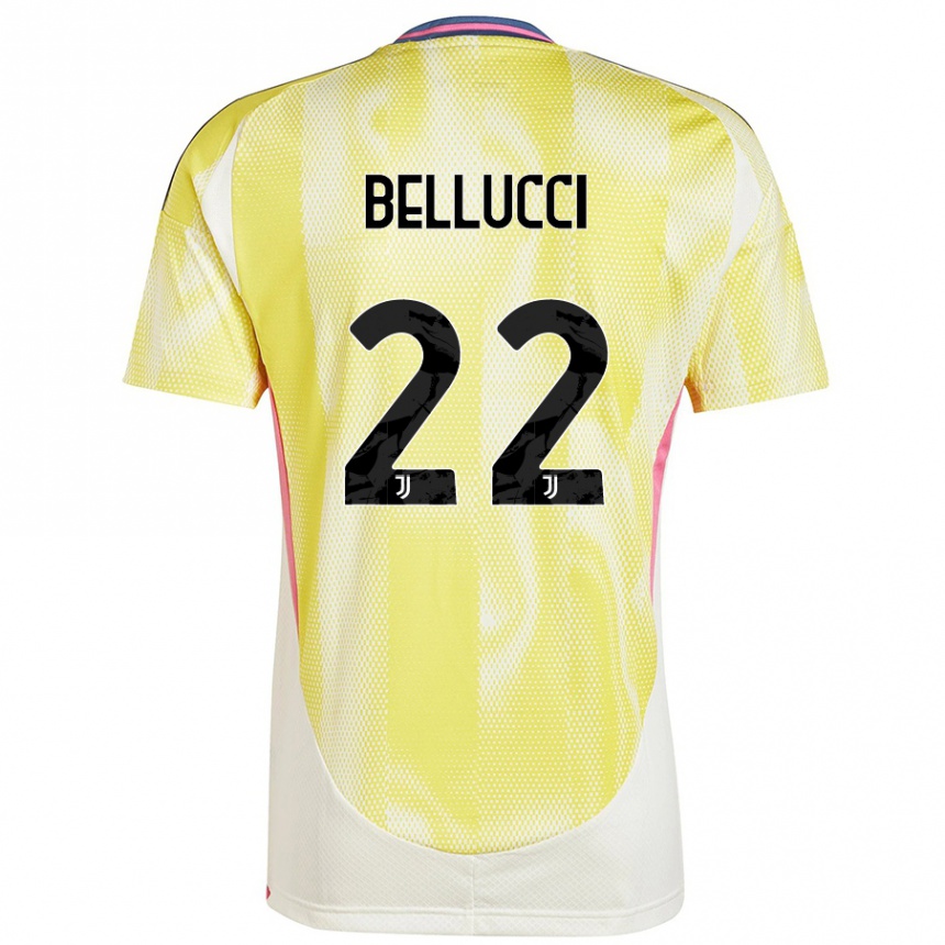 Enfant Football Maillot Melissa Bellucci #22 Jaune Solaire Tenues Extérieur 2024/25