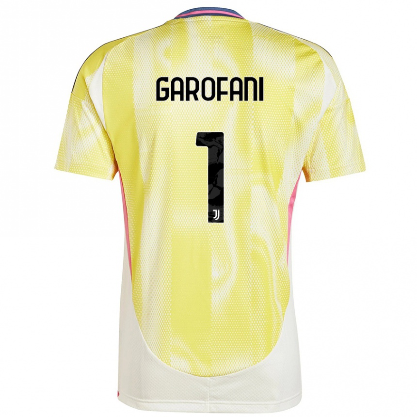 Enfant Football Maillot Giovanni Garofani #1 Jaune Solaire Tenues Extérieur 2024/25