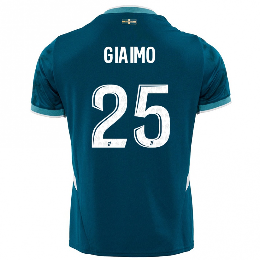 Enfant Football Maillot Carla Giaimo #25 Turquoise Bleu Tenues Extérieur 2024/25