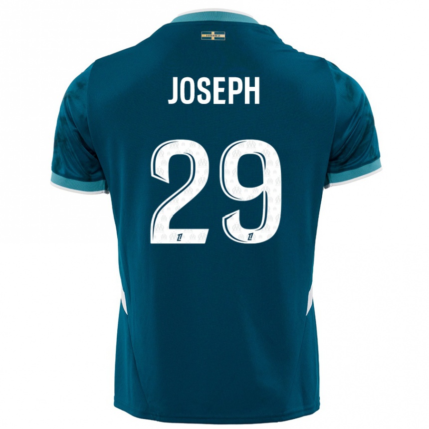 Enfant Football Maillot Darlina Joseph #29 Turquoise Bleu Tenues Extérieur 2024/25