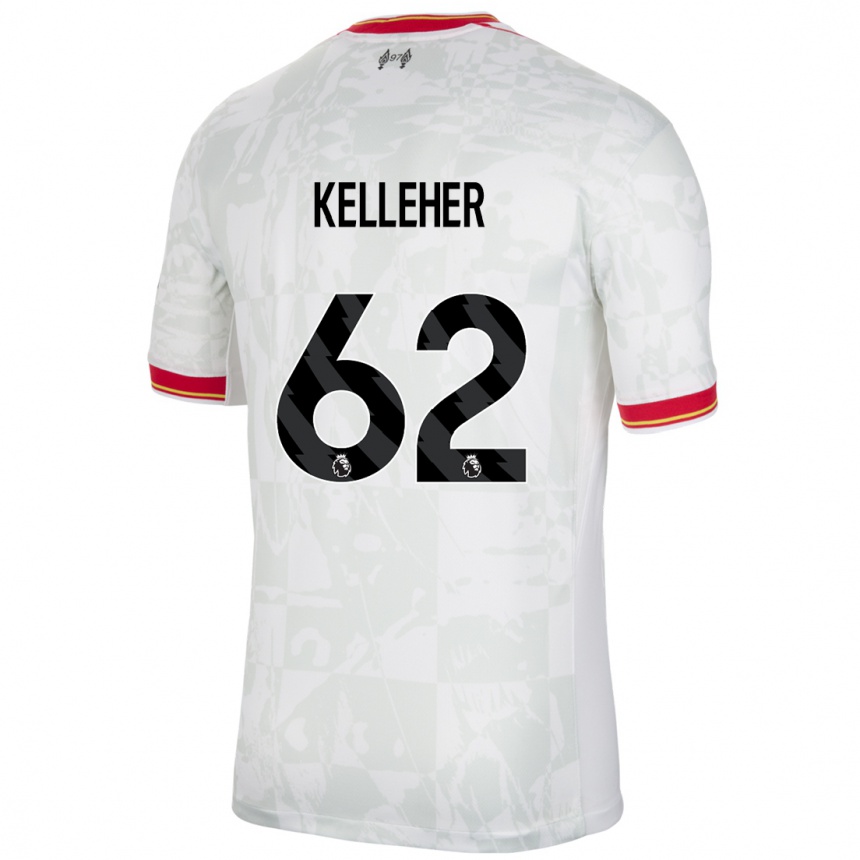 Enfant Football Maillot Caoimhin Kelleher #62 Blanc Rouge Noir Troisieme 2024/25