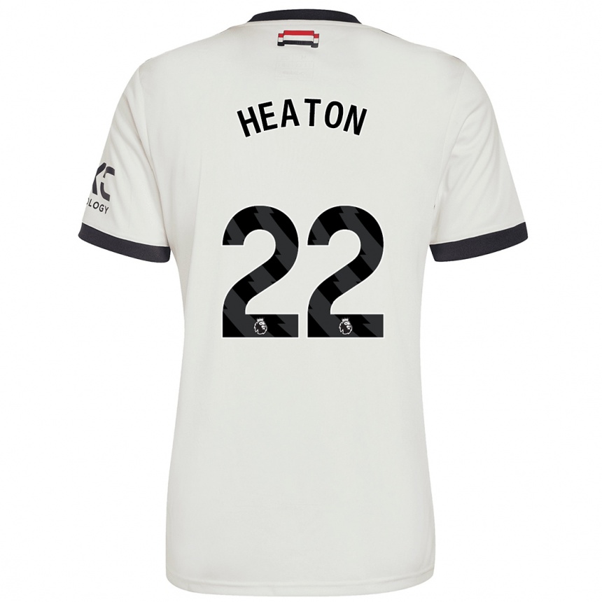 Enfant Football Maillot Tom Heaton #22 Blanc Cassé Troisieme 2024/25