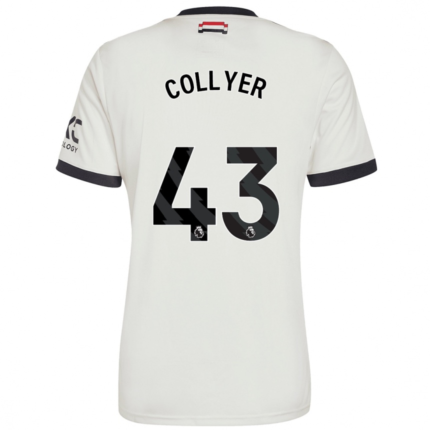 Enfant Football Maillot Toby Collyer #43 Blanc Cassé Troisieme 2024/25