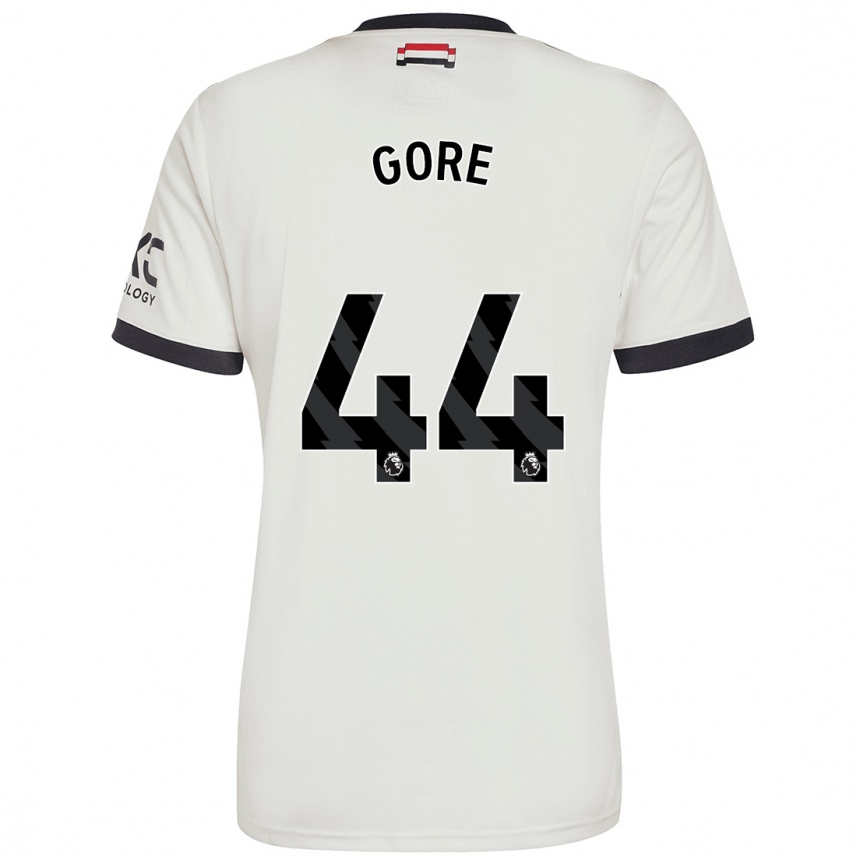 Enfant Football Maillot Daniel Gore #44 Blanc Cassé Troisieme 2024/25