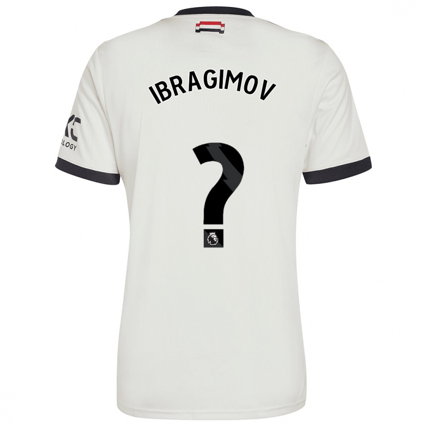 Enfant Football Maillot Amir Ibragimov #0 Blanc Cassé Troisieme 2024/25