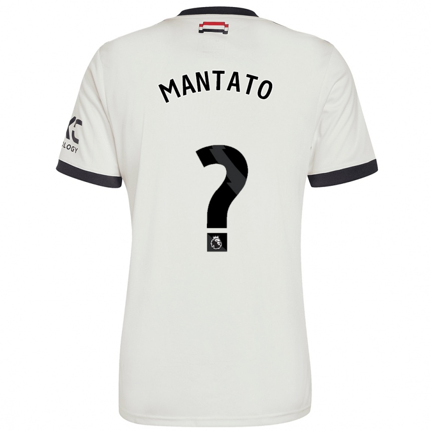 Enfant Football Maillot Bendito Mantato #0 Blanc Cassé Troisieme 2024/25