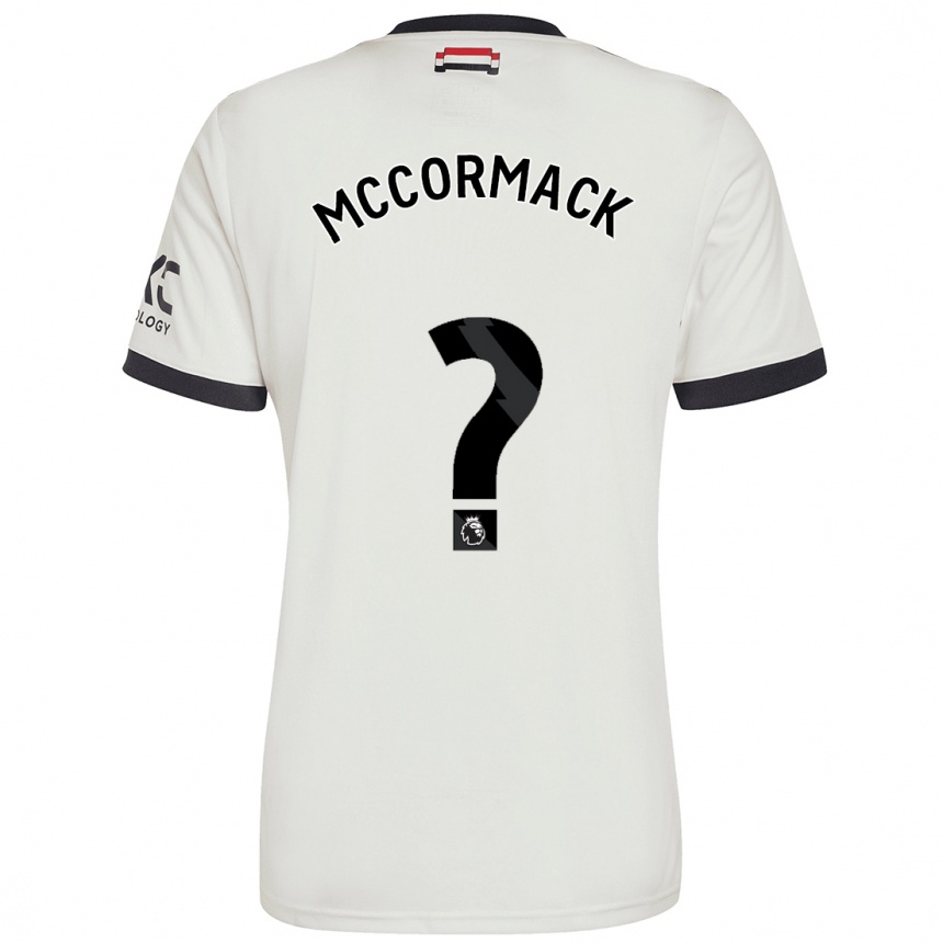 Enfant Football Maillot Rafe Mccormack #0 Blanc Cassé Troisieme 2024/25