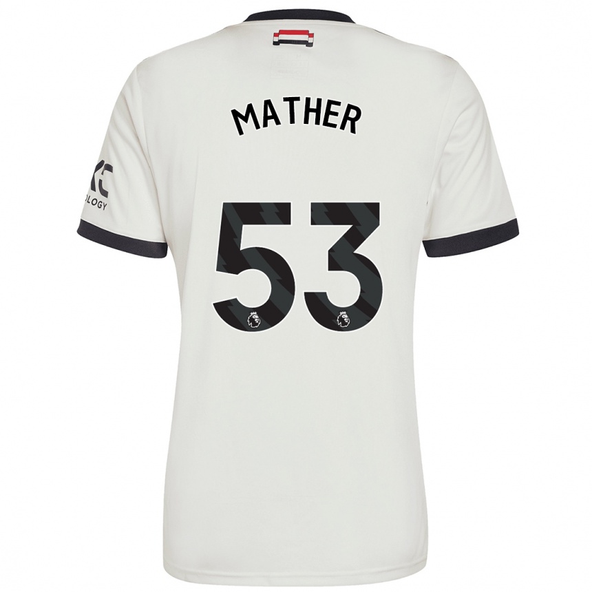 Enfant Football Maillot Sam Mather #53 Blanc Cassé Troisieme 2024/25