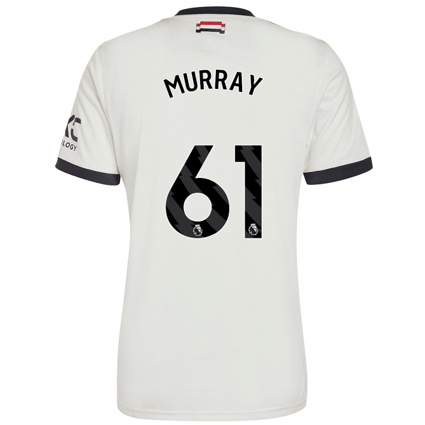 Enfant Football Maillot Sam Murray #61 Blanc Cassé Troisieme 2024/25