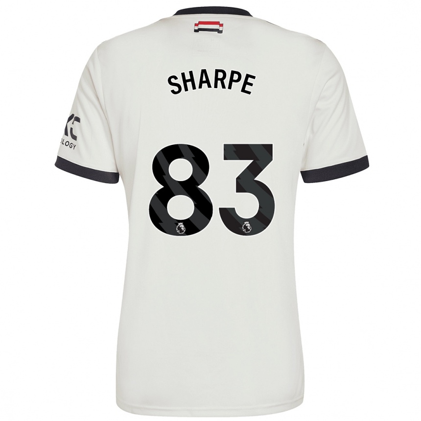 Enfant Football Maillot Malachi Sharpe #83 Blanc Cassé Troisieme 2024/25