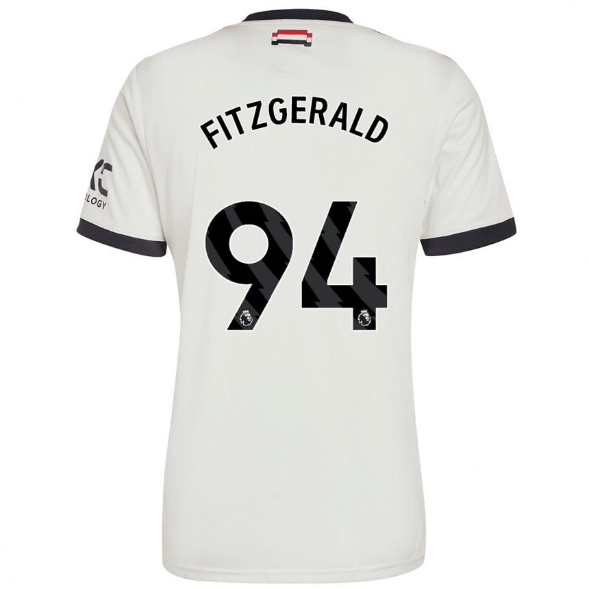 Enfant Football Maillot Jayce Fitzgerald #94 Blanc Cassé Troisieme 2024/25