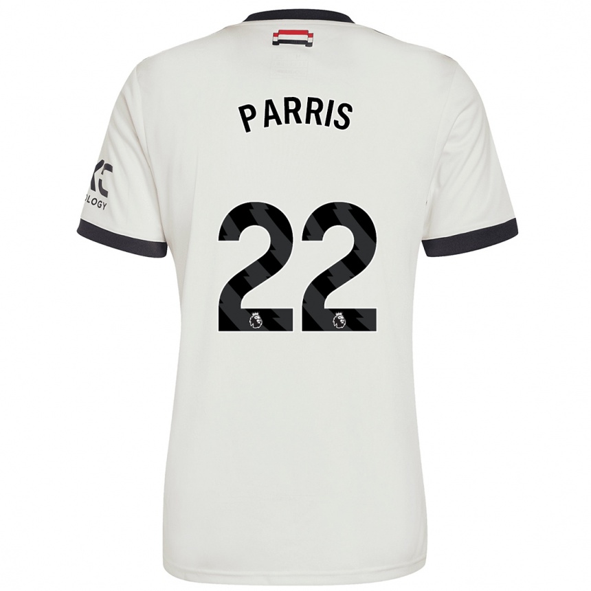 Enfant Football Maillot Nikita Parris #22 Blanc Cassé Troisieme 2024/25