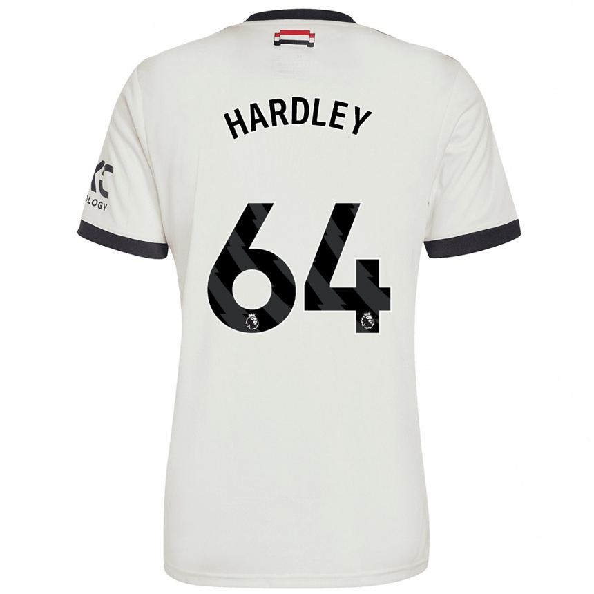 Enfant Football Maillot Bjorn Hardley #64 Blanc Cassé Troisieme 2024/25