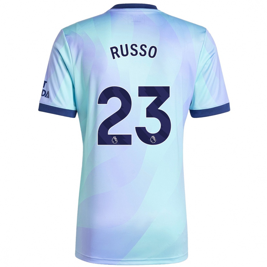 Enfant Football Maillot Alessia Russo #23 Aqua Troisieme 2024/25