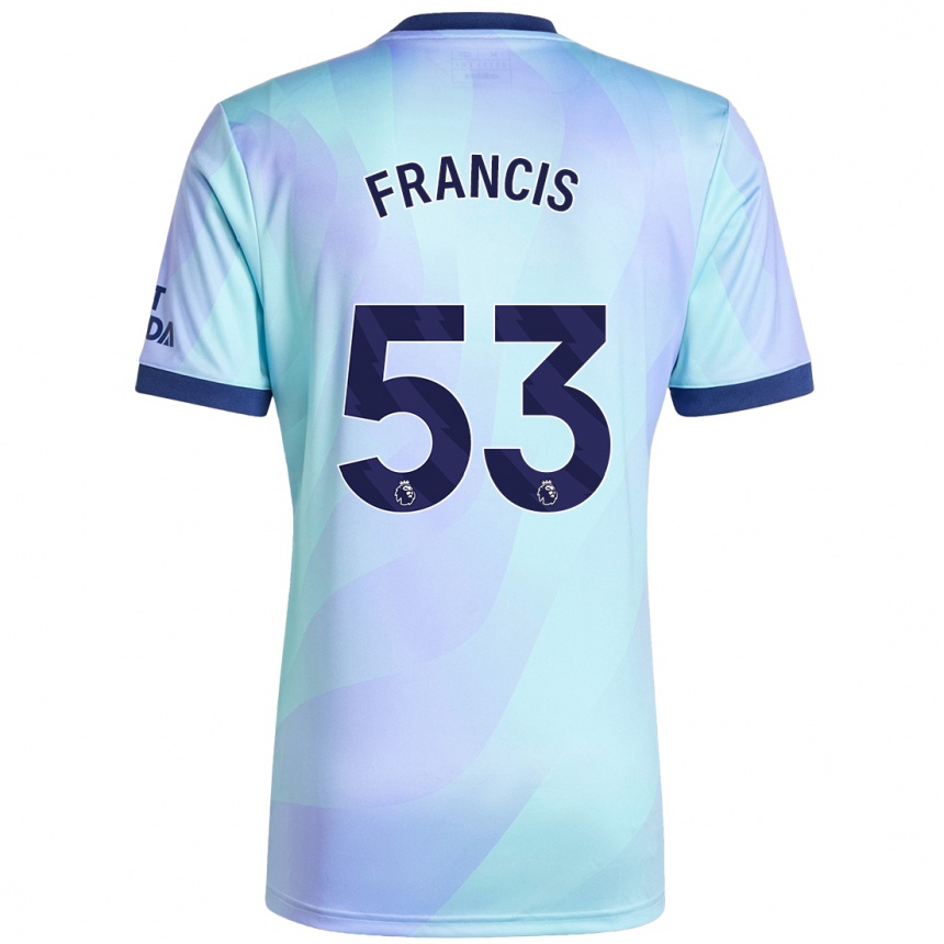 Enfant Football Maillot Jack Henry Francis #53 Aqua Troisieme 2024/25