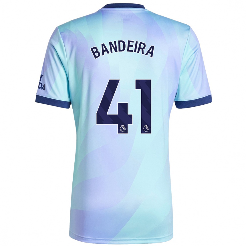 Enfant Football Maillot Mauro Bandeira #41 Aqua Troisieme 2024/25