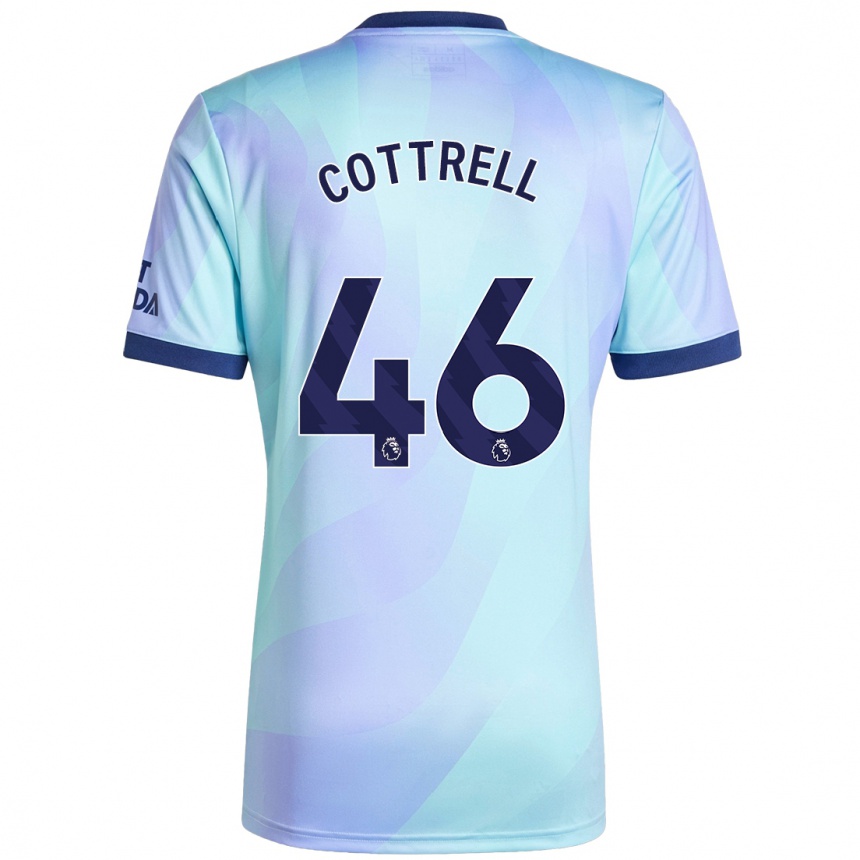 Enfant Football Maillot Ben Cottrell #46 Aqua Troisieme 2024/25