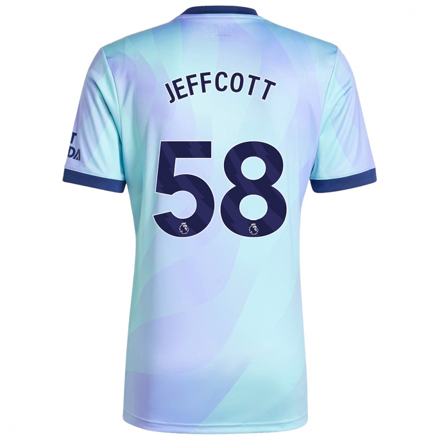 Enfant Football Maillot Henry Jeffcott #58 Aqua Troisieme 2024/25