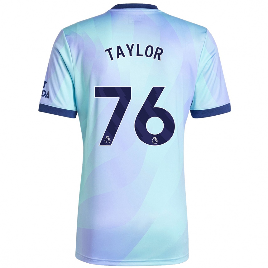 Enfant Football Maillot Kido Taylor Hart #76 Aqua Troisieme 2024/25