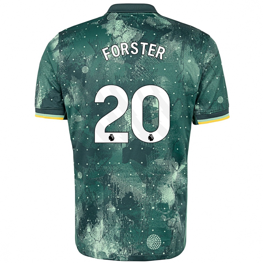 Enfant Football Maillot Fraser Forster #20 Vert Menthe Troisieme 2024/25