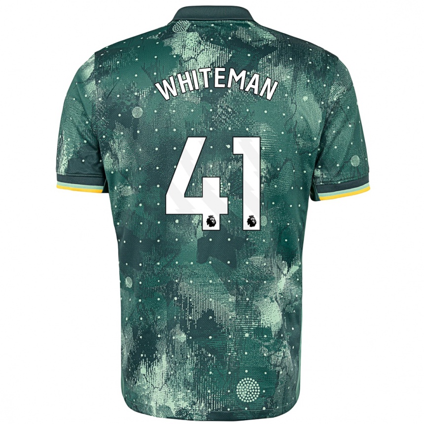 Enfant Football Maillot Alfie Whiteman #41 Vert Menthe Troisieme 2024/25