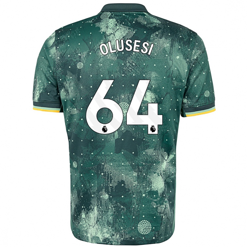 Enfant Football Maillot Callum Olusesi #64 Vert Menthe Troisieme 2024/25