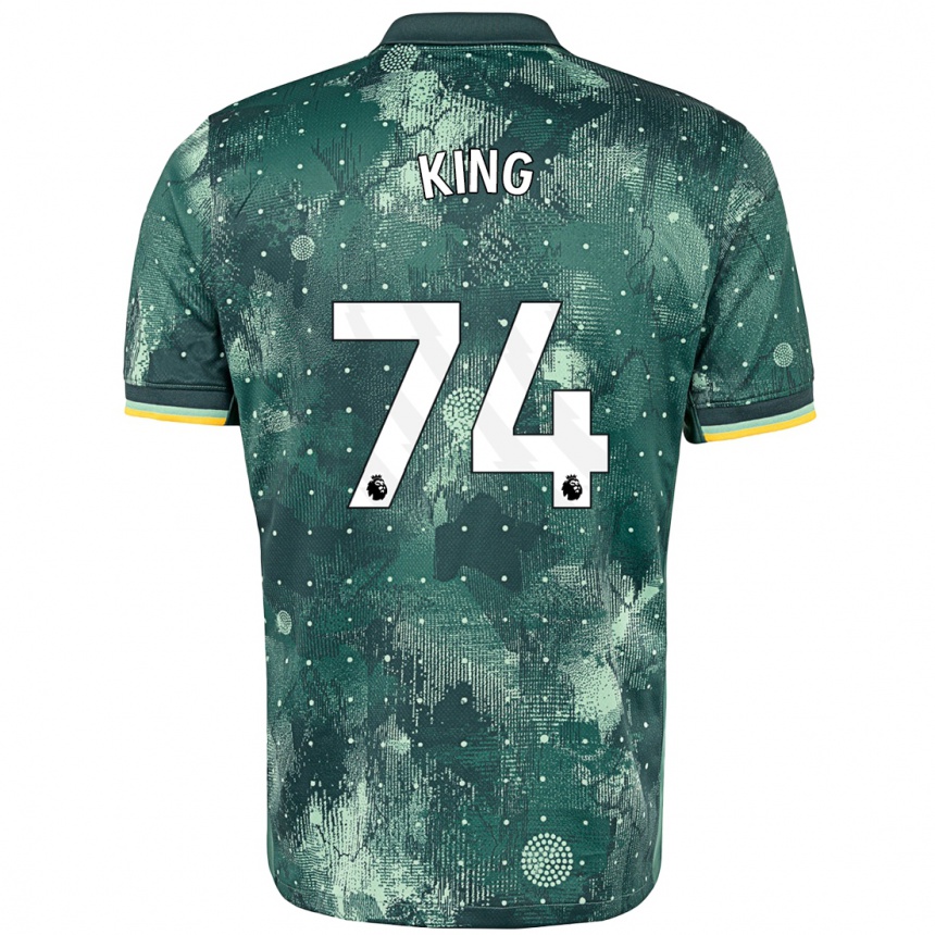 Enfant Football Maillot Maeson King #74 Vert Menthe Troisieme 2024/25