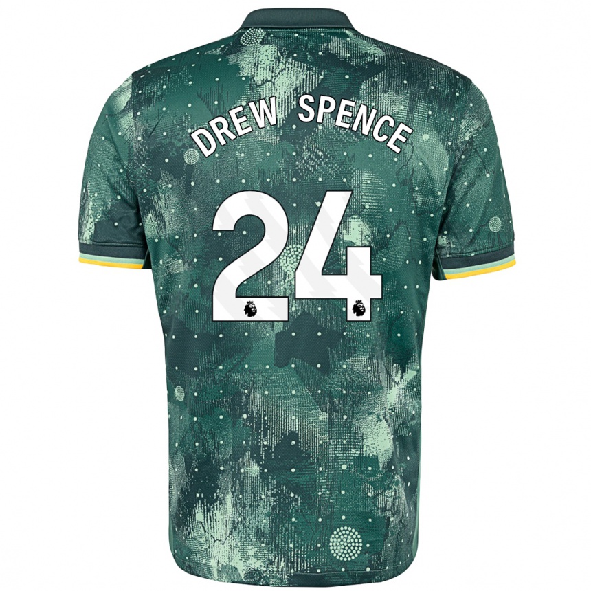 Enfant Football Maillot Drew Spence #24 Vert Menthe Troisieme 2024/25