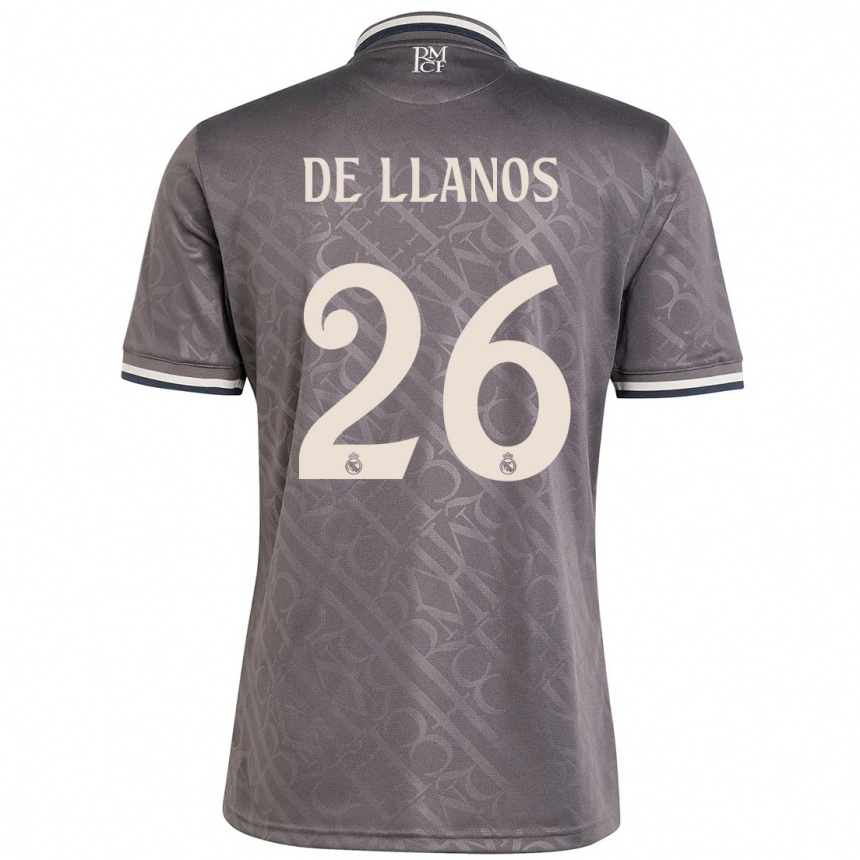 Enfant Football Maillot Hugo De Llanos #26 Anthracite Troisieme 2024/25