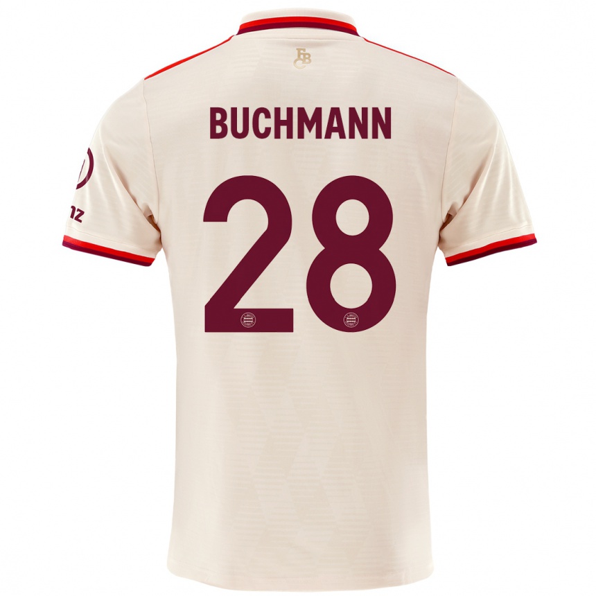 Enfant Football Maillot Tarek Buchmann #28 Lin Troisieme 2024/25