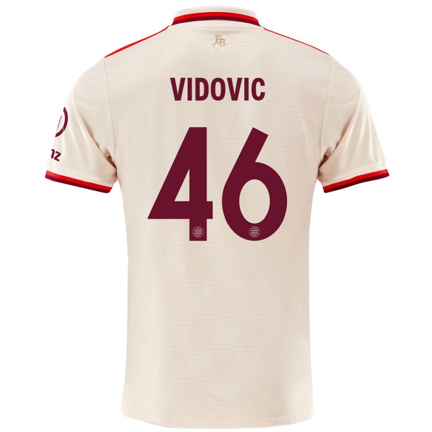 Enfant Football Maillot Gabriel Vidovic #46 Lin Troisieme 2024/25