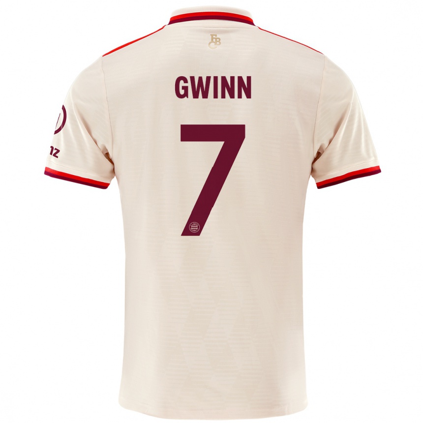 Enfant Football Maillot Giulia Gwinn #7 Lin Troisieme 2024/25