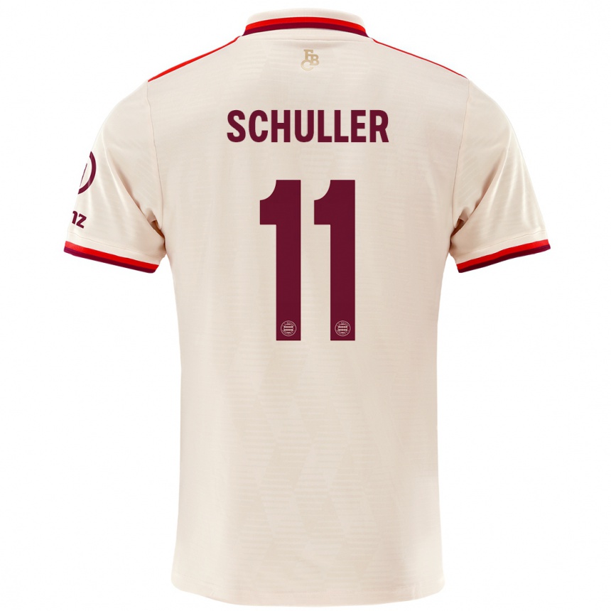 Enfant Football Maillot Lea Schuller #11 Lin Troisieme 2024/25