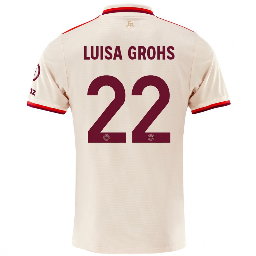 Enfant Football Maillot Maria Luisa Grohs #22 Lin Troisieme 2024/25