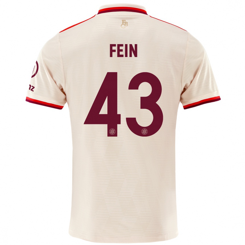 Enfant Football Maillot Adrian Fein #43 Lin Troisieme 2024/25