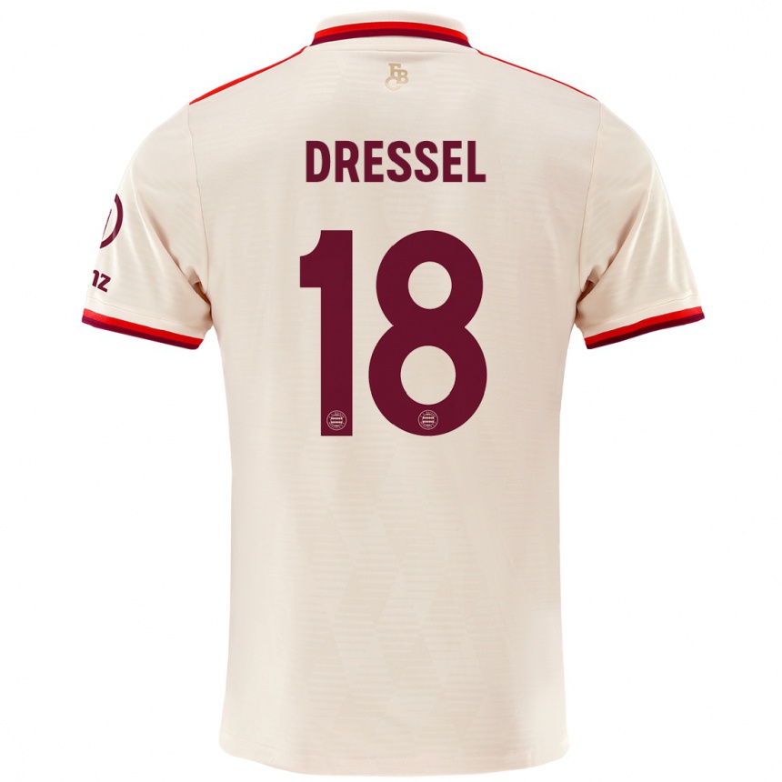 Enfant Football Maillot Timon Dressel #18 Lin Troisieme 2024/25