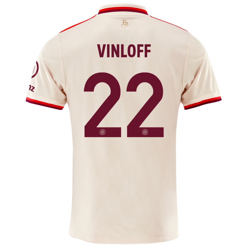 Enfant Football Maillot Matteo Vinloff #22 Lin Troisieme 2024/25