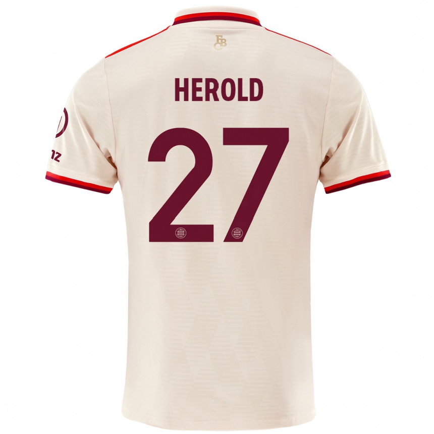 Enfant Football Maillot David Herold #27 Lin Troisieme 2024/25