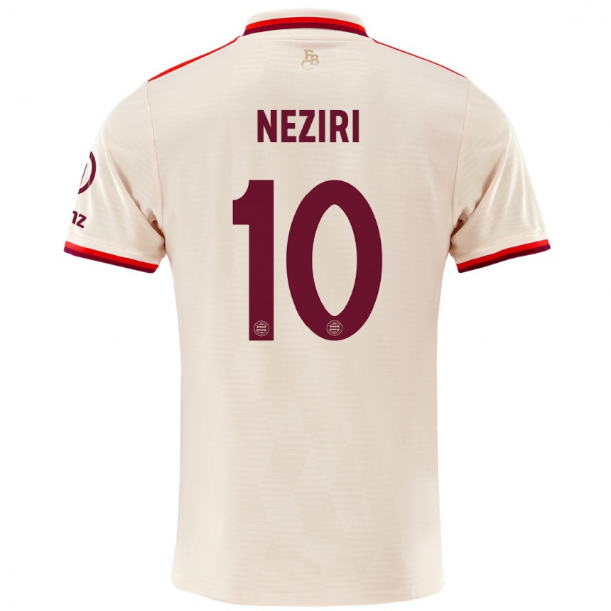 Enfant Football Maillot Behar Neziri #10 Lin Troisieme 2024/25