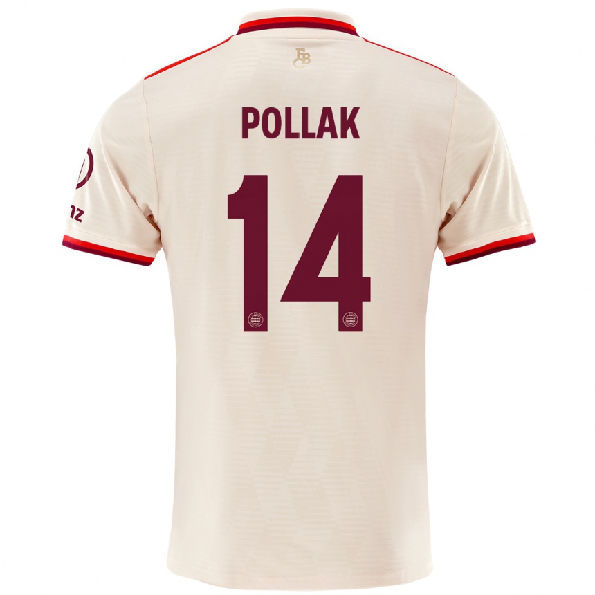 Enfant Football Maillot Florian Pollak #14 Lin Troisieme 2024/25