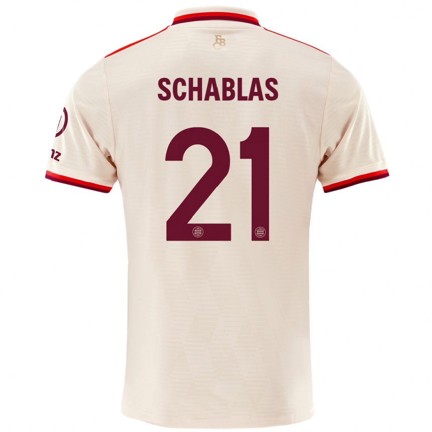 Enfant Football Maillot Matteo Schablas #21 Lin Troisieme 2024/25