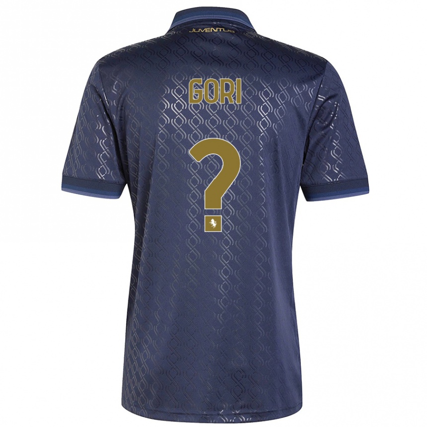 Enfant Football Maillot Stefano Gori #0 Bleu Marine Troisieme 2024/25