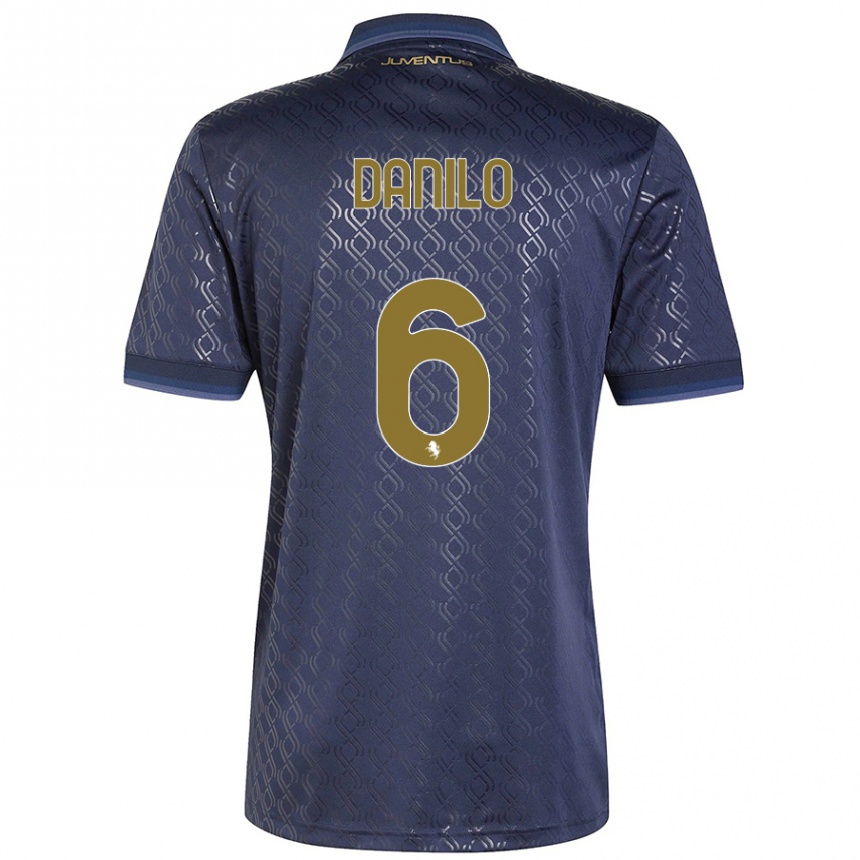 Enfant Football Maillot Danilo #6 Bleu Marine Troisieme 2024/25