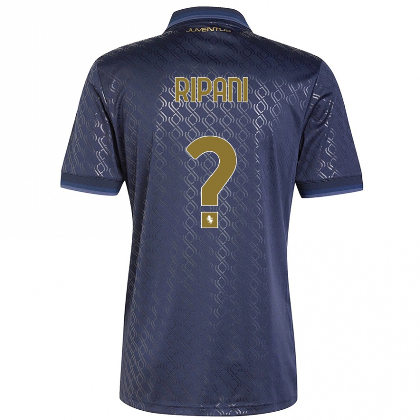 Enfant Football Maillot Diego Ripani #0 Bleu Marine Troisieme 2024/25