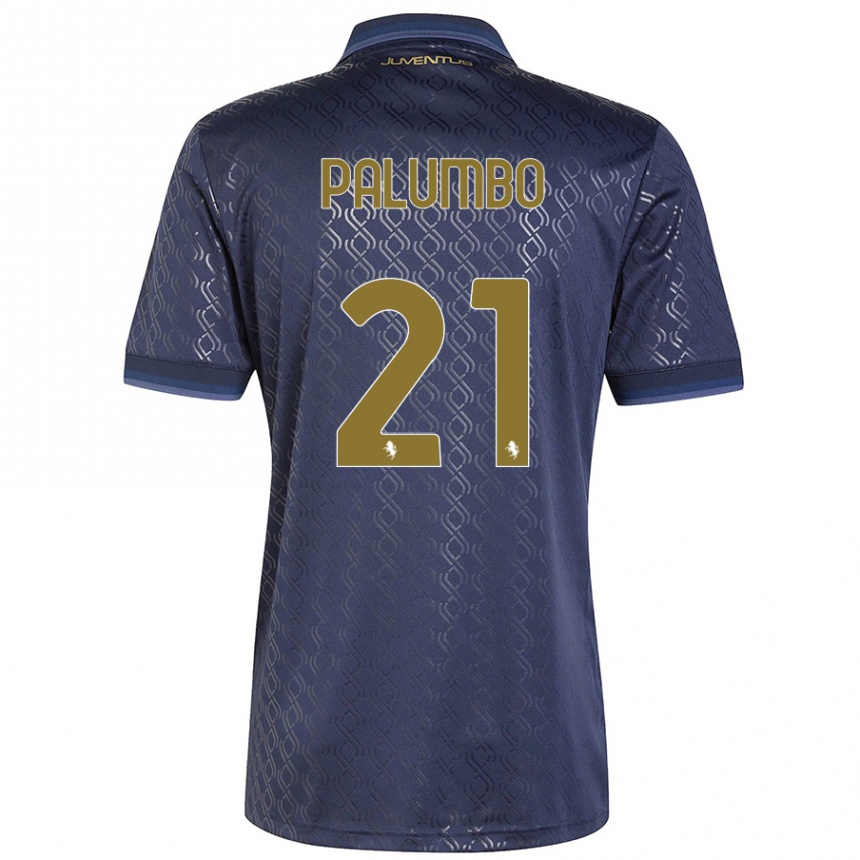 Enfant Football Maillot Martin Palumbo #21 Bleu Marine Troisieme 2024/25