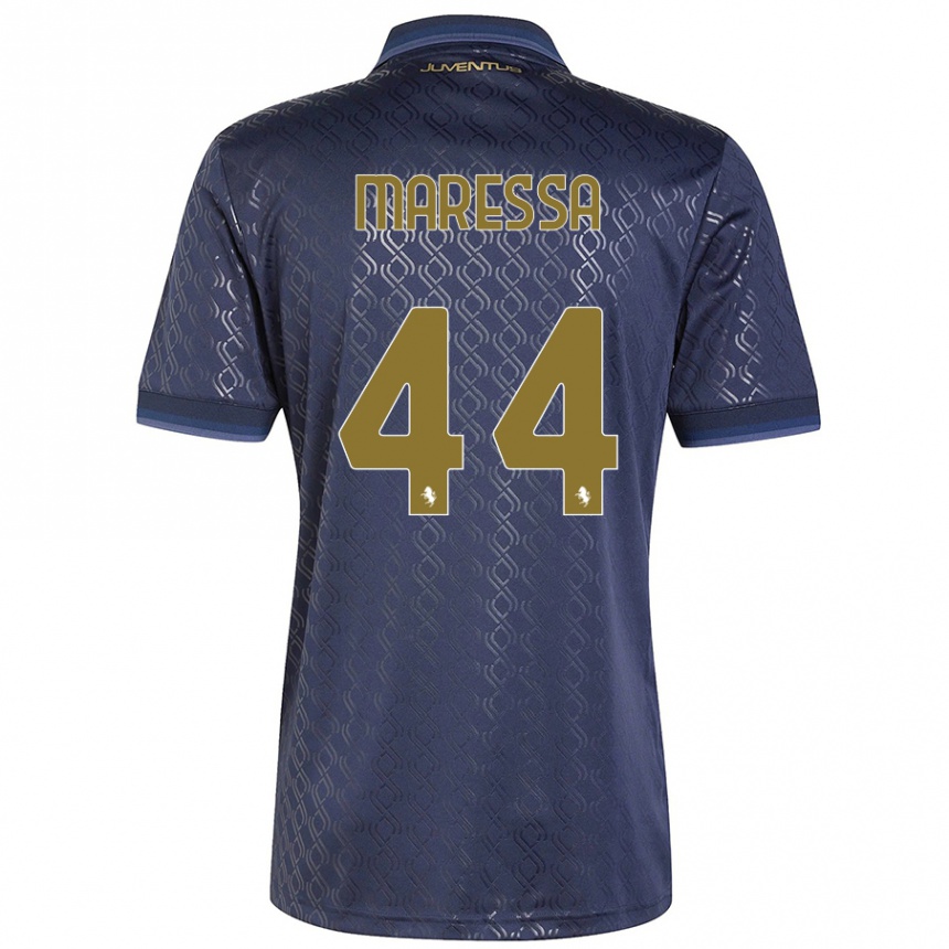 Enfant Football Maillot Tommaso Maressa #44 Bleu Marine Troisieme 2024/25