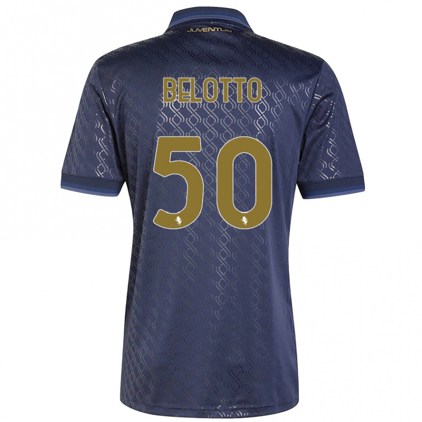 Enfant Football Maillot Soledad Belotto #50 Bleu Marine Troisieme 2024/25